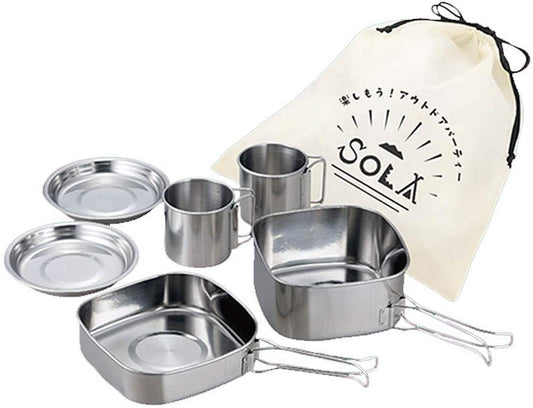 [購買] 日本SOLA Cookset 六件套 (方形)