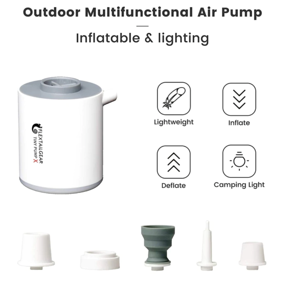 [租借] Flextailgear Tiny Pump X 迷你充氣抽氣兩用電氣泵連營燈