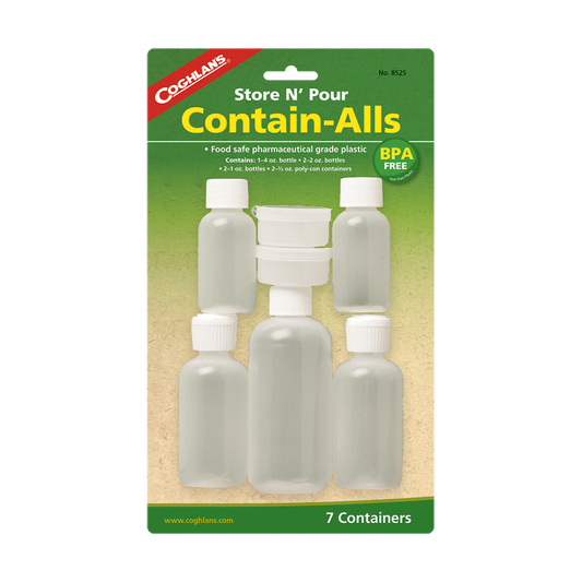 [購買] Coghlan's Contain-Alls 便攜分裝瓶套裝 (7個裝)